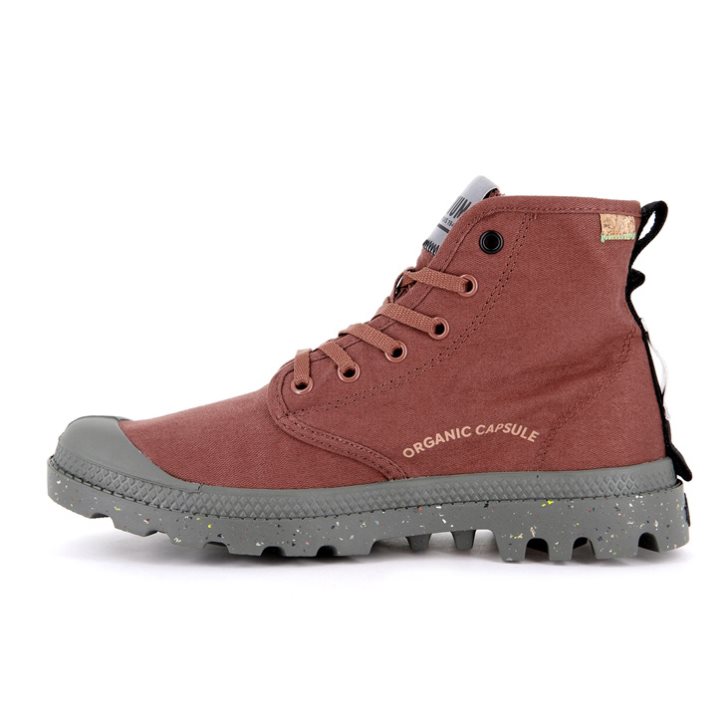 Palladium Pampa Organic Metro Laarzen Dames Koraal | NL 52GODUP